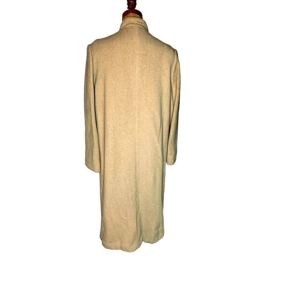 Vtg 70s brown and beige wool coat, Forecaster of Boston Pure Wool size 10 - Picture 4 of 15